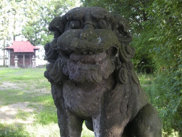 市内天神社の狛犬写真